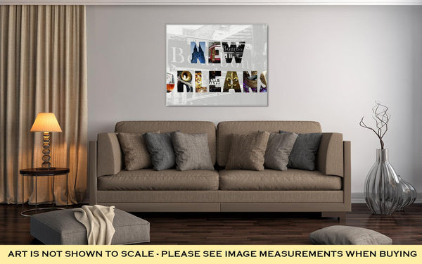 New orleans concept canvas for living room 