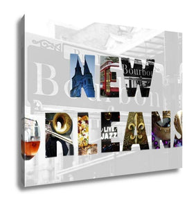 New Orleans concept canvas for home decor 