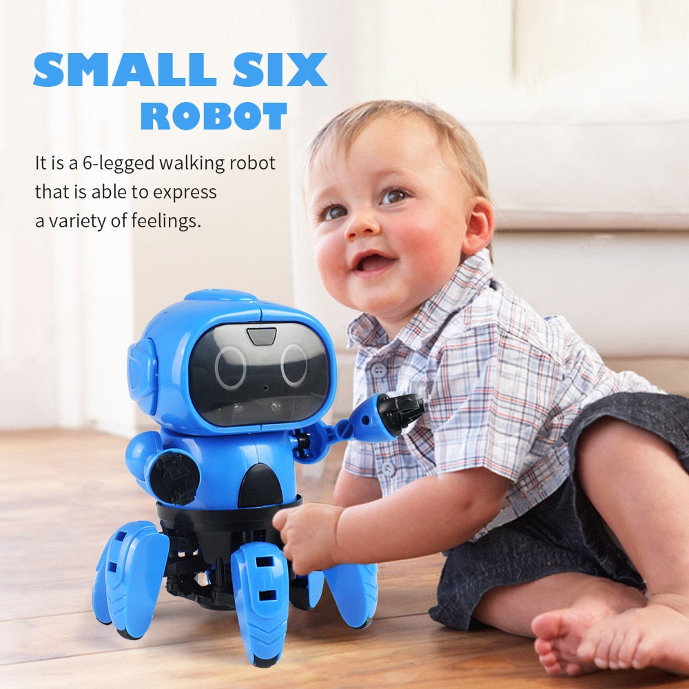 Interactive walking robot toy for kids