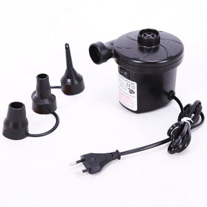 Portable Electric Air Pump Deflate For Vacuum Bag Camping Bed Airpump Plug