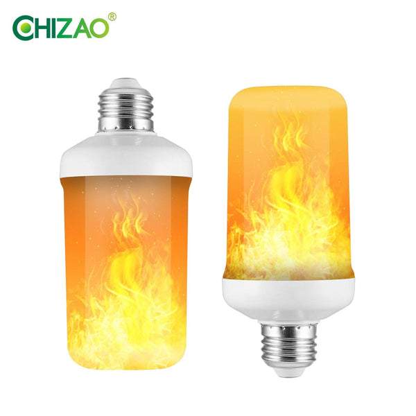 Dynamic flame effect light bulb 