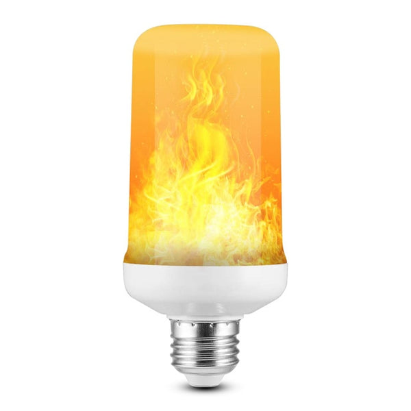 Dynamic LED flame effect light bulb