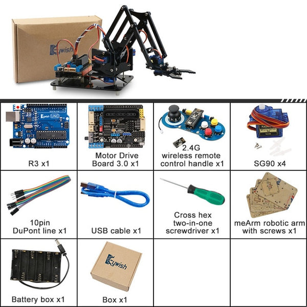 Robotics mechanical arm claw set 