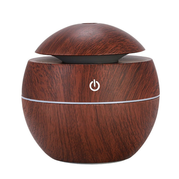 Dark wooden USB aroma diffuser for office