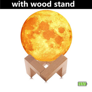 3D moonlight aroma diffusers with stand