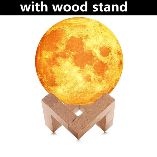 3D moonlight air humidifier with stand 