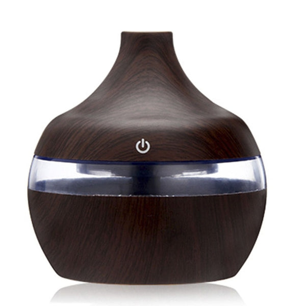 Black electric humidifier aroma oil diffuser 