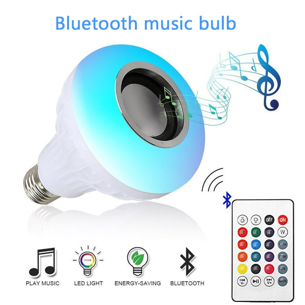 LED bulb with bluetooth audio speaker 