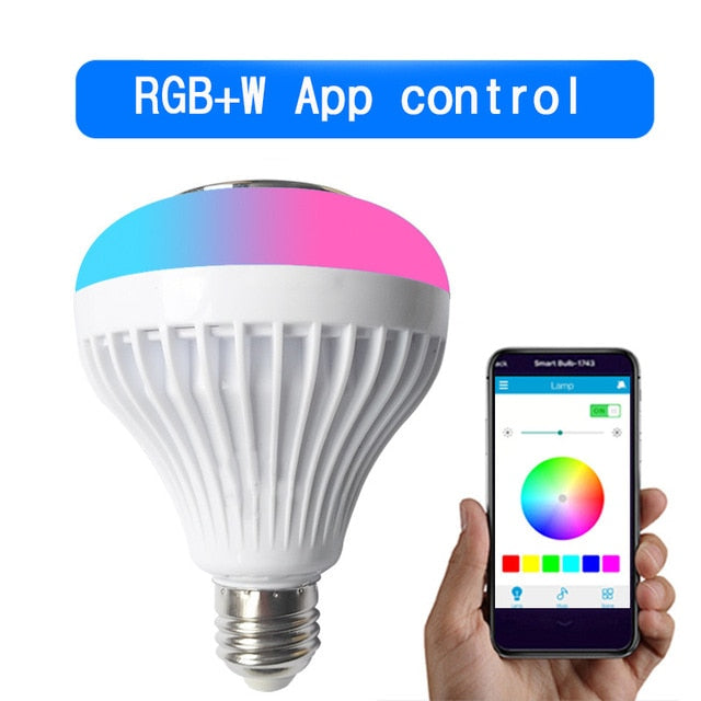 LED bulb with mobile app control 