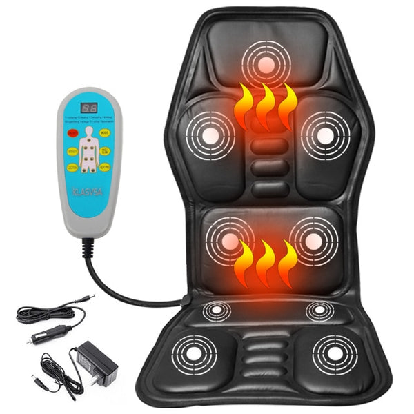 Electric vibrating heat massager chair