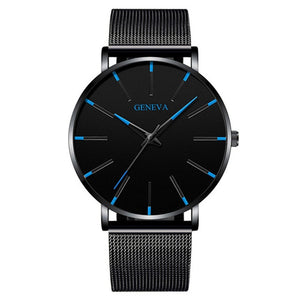 Ultra thin staineles steel watches for men 