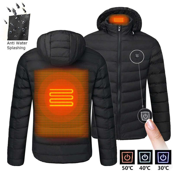 Men wintter warm heating jacket by Aiwetin