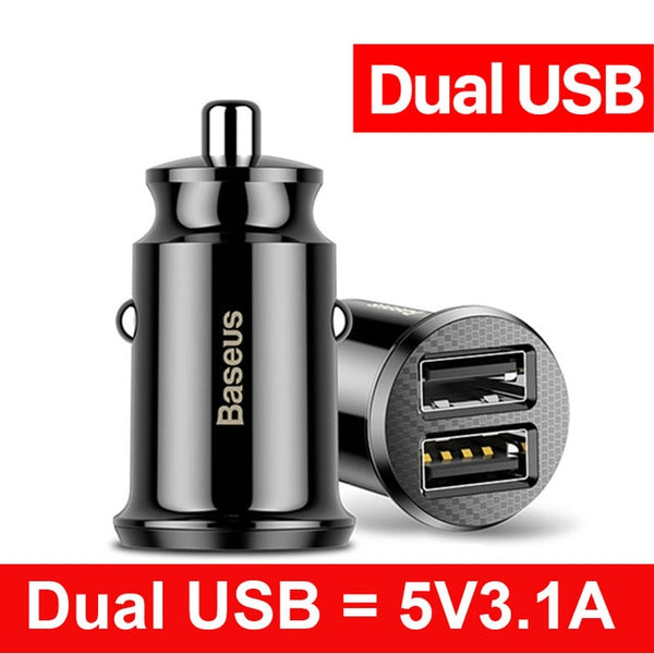 Fast car dual USB chargers for Android and Huawei 3.1A