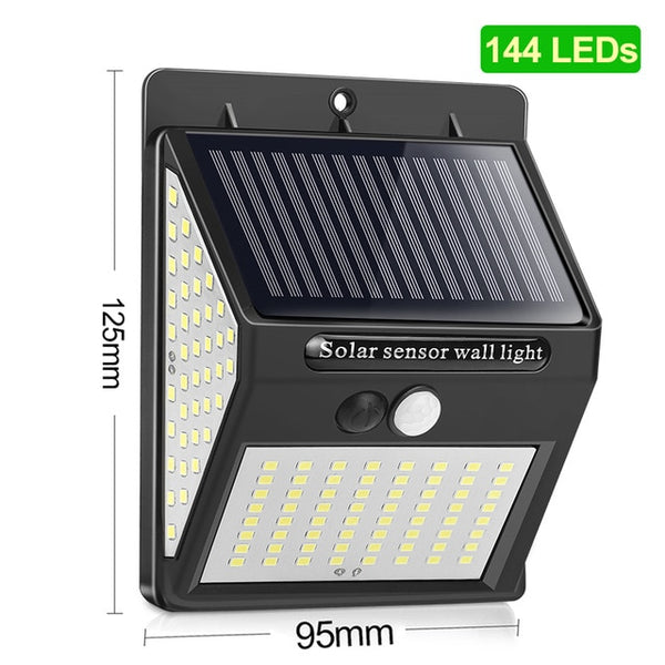 Solar sensor wall light