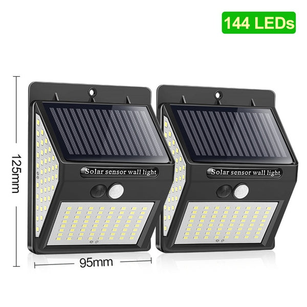 Solar sensor LED lights for garden decoration