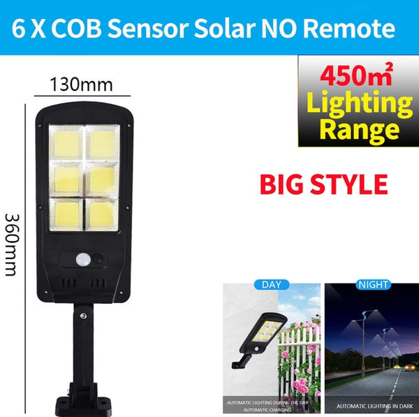 130mm Remote control solar light and motion sensor 