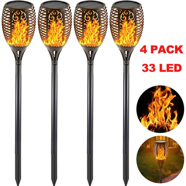 LED Flame Torch Light for Garden 