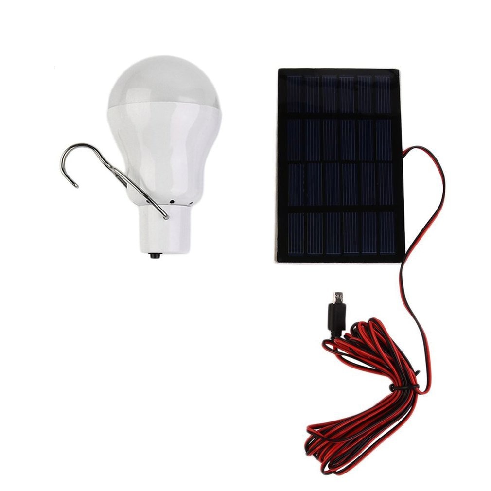 Portable solar LED bulbs 