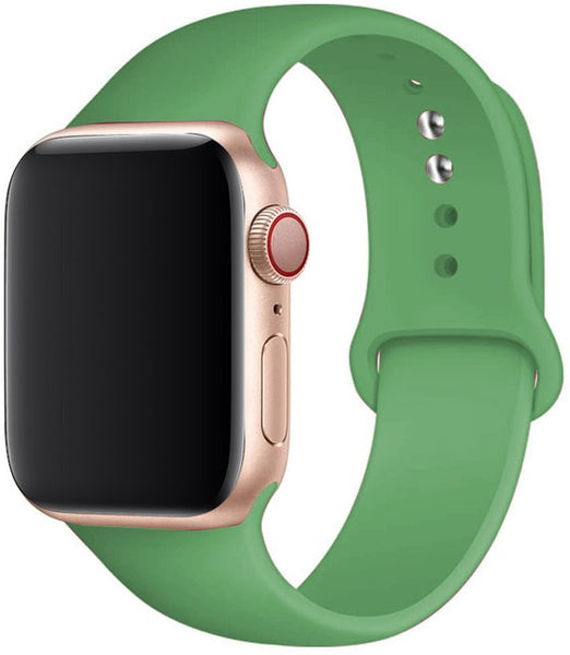 Green sport wristband by apple