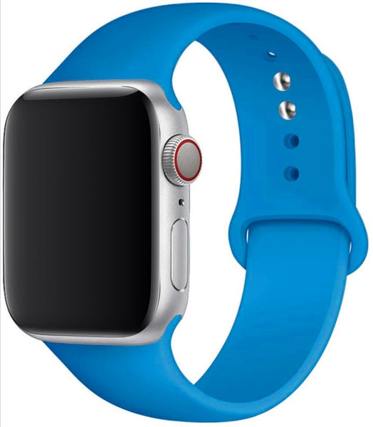 Light blue sport wristband by apple