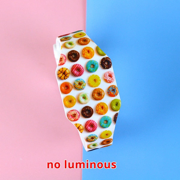 Watch silicone straps without luminous 