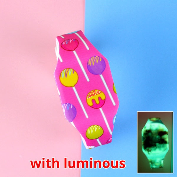 2020 Luminous Kids Watches Girls Cartoon Pattern LED Boys Watch Silicone Strap