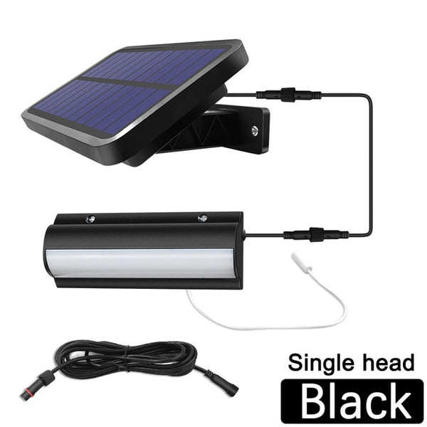 Solar pendant lights for indoor and outdoor use single head black color 