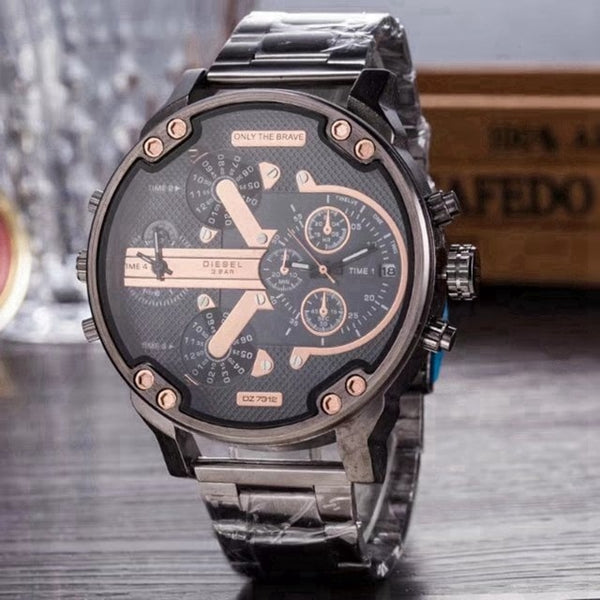 Luxury stainless steel watch for men 