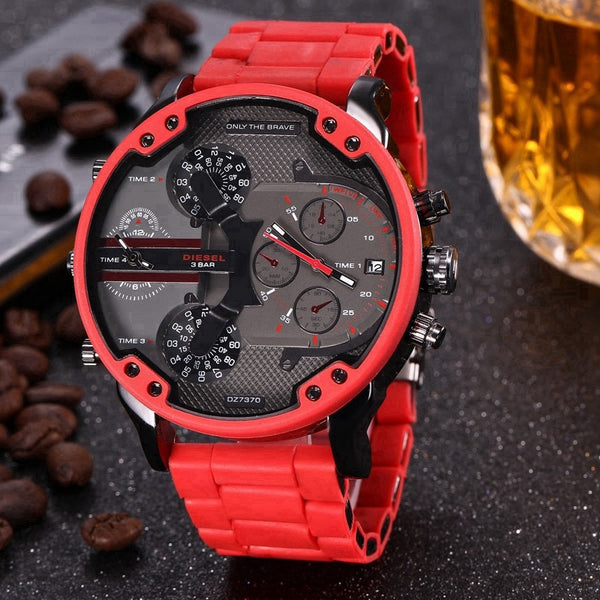 Luxury wrist watch for women with stainless steel strap 