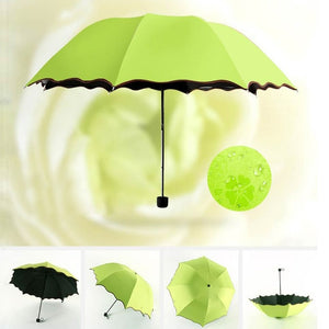 Travel Parasol Folding Rain Windproof Umbrella Folding Anti-UV Sun/Rain Umbrella Mini Pocket Umbrella Flat Lightweight Umbrella