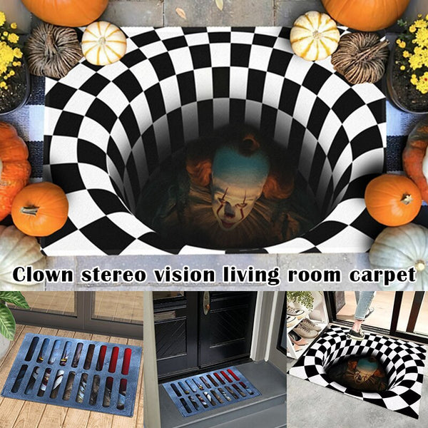 Clown stereo vision living room carpet 